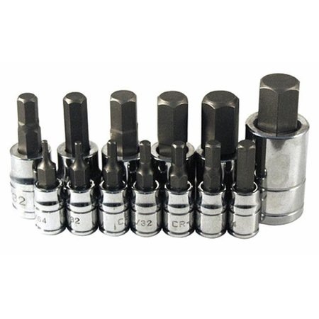 ATD TOOLS ATD Tools ATD-13784 13 Pc. Sae Hex Bit Socket Set ATD-13784